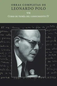 (L.P. VII) Curso de teoría del conocimiento IV_cover