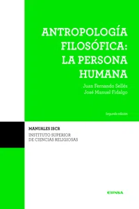 Antropología filosófica: la persona humana_cover