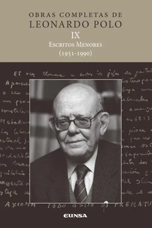 (L.P. IX) Escritos menores (1951-1990)