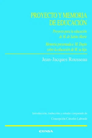 Proyecto y memoria de educación