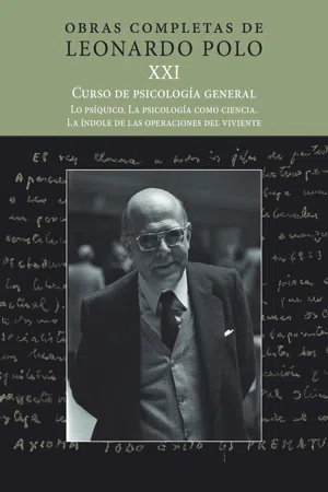 (L.P. XXI) Curso de psicología general