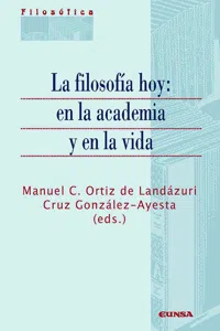 La filosofía hoy: en la academia y en la vida_cover