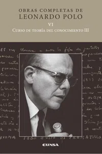 (L.P. VI) Curso de teoría del conocimiento III_cover