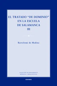 El tratado "de dominio" en la escuela de Salamanca, III_cover