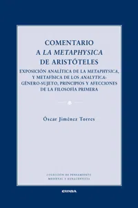 Comentario a la Metaphysica de Aristóteles_cover