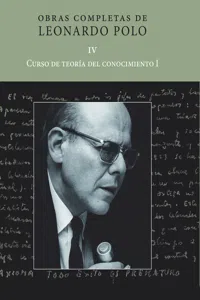 (L.P. IV) Curso de teoría del conocimiento I_cover