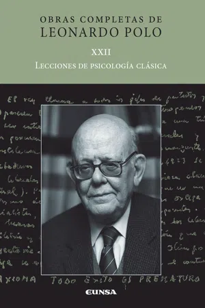 (L.P. XXII) Lecciones de psicología clásica