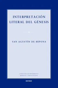 Interpretación literal del génesis_cover