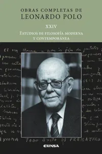 (L.P. XXIV) Estudios de filosofía moderna y contemporánea_cover