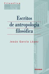 Escritos de antropología filosófica_cover