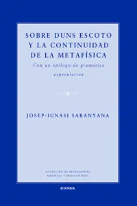 Sobre Duns Escoto y la continuidad de la metafísica_cover