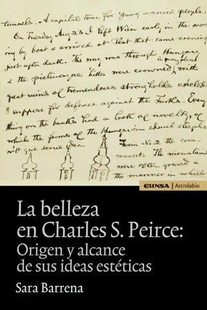 La belleza en Charles S. Peirce. Origen y alcance