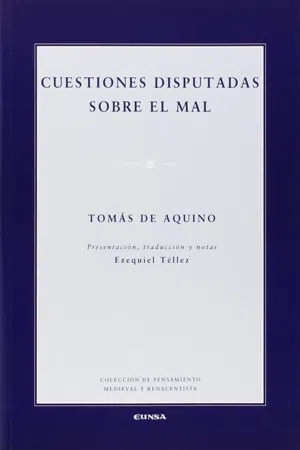 Cuestiones disputadas sobre el mal