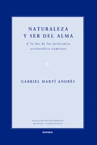 Naturaleza y ser del alma_cover