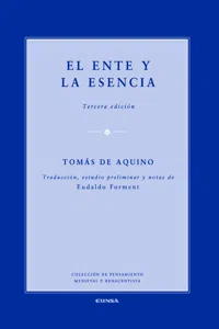 El ente y la esencia_cover