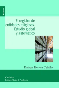 El registro de entidades religiosas. Estudio global y sistemático_cover