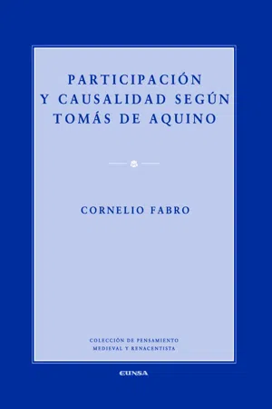 Participación y causalidad según Tomás de Aquino