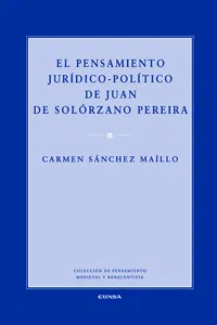 El pensamiento jurídico-político de Juan de Solorzano Pereira_cover