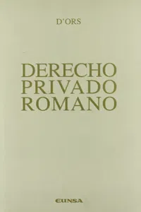 Derecho privado romano_cover