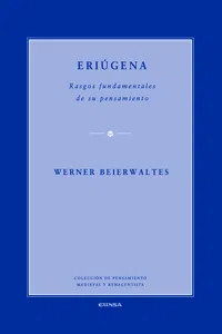 Eriugena. Rasgos fundamentales de su pensamiento_cover