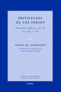 Privilegios de los indios_cover