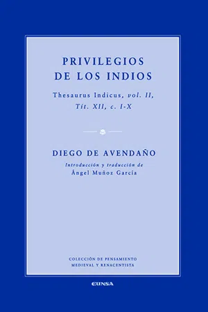 Privilegios de los indios