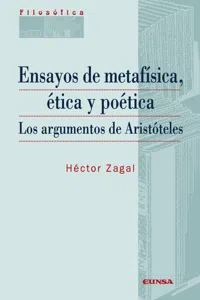 Ensayos de metafisica, ética y poética_cover