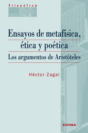 Ensayos de metafisica, ética y poética