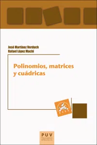 Polinomios, matrices y cuádricas_cover