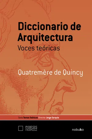 Diccionario de arquitectura voces teóricas