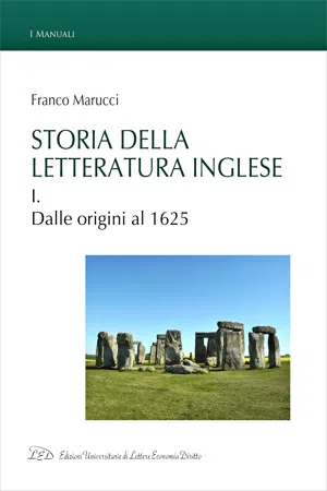 Storia della letteratura inglese. Vol. I. Dalle origini al 1625