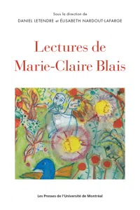 Lectures de Marie-Claire Blais_cover