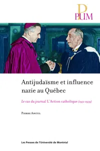 Antijudaïsme et influence nazie au Québec_cover