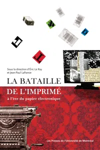 La bataille de l’imprimé à l’ère du papier électronique_cover