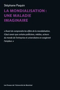 La mondialisation : une maladie imaginaire_cover