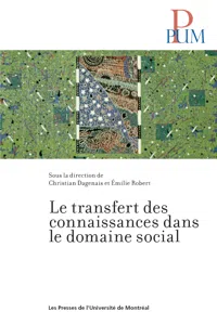 Le transfert des connaissances dans le domaine social_cover