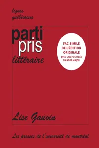 Parti pris littéraire_cover