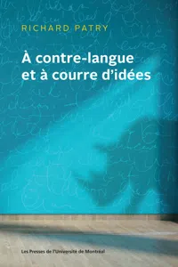 À contre-langue et à courre d'idées_cover