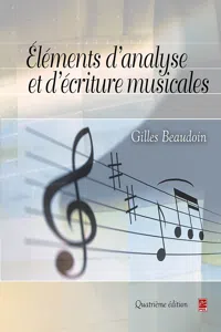 Éléments d'analyse et d'écriture musicales. Quatrième édition_cover