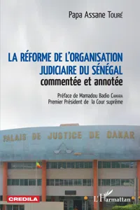 La réforme de l'organisation judiciaire du Sénégal_cover