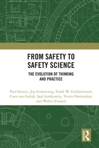 From Safety to Safety Science_cover