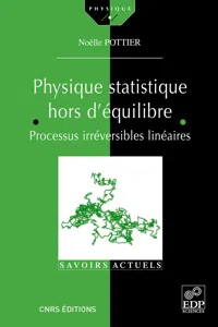 Physique statistique hors d'équilibre_cover