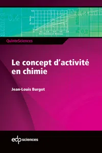 Le concept d'activité en chimie_cover