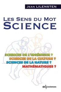 Les sens du mot Science_cover