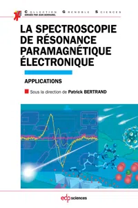 La spectroscopie de résonance paramagnétique électronique_cover