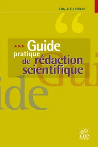 Guide pratique de rédaction scientifique_cover