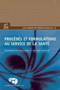 Procédés et formulations au service de la santé_cover