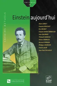 Einstein aujourd'hui_cover