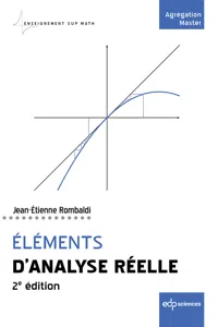 Eléments d'analyse réelle_cover