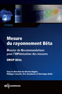 Mesure du rayonnement Bêta_cover